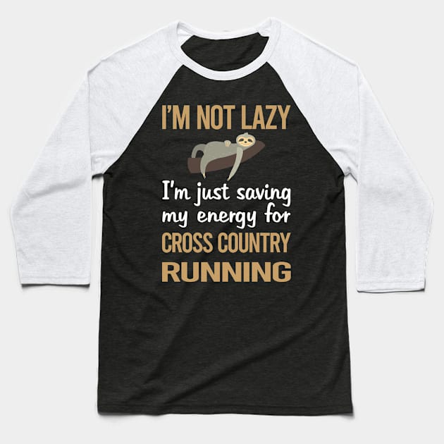 Saving Energy Cross Country Running XC Baseball T-Shirt by lainetexterbxe49